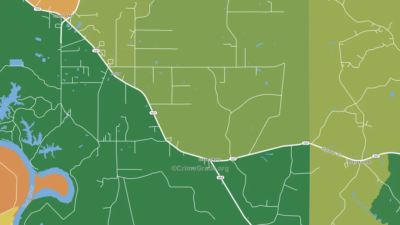Kolin, LA Map of Assault Rates
