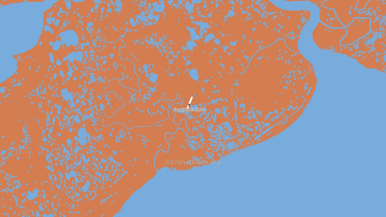 Kongiganak, AK Map of Assault Rates