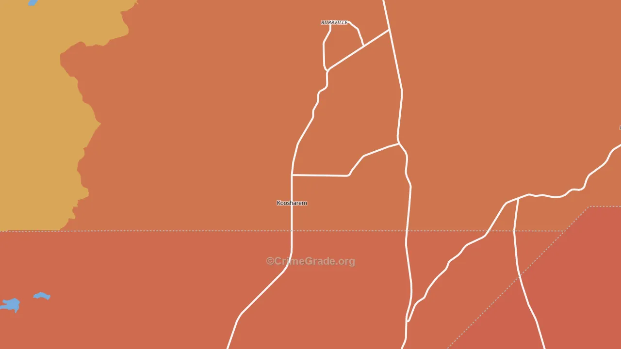 Koosharem, UT Map of Assault Rates