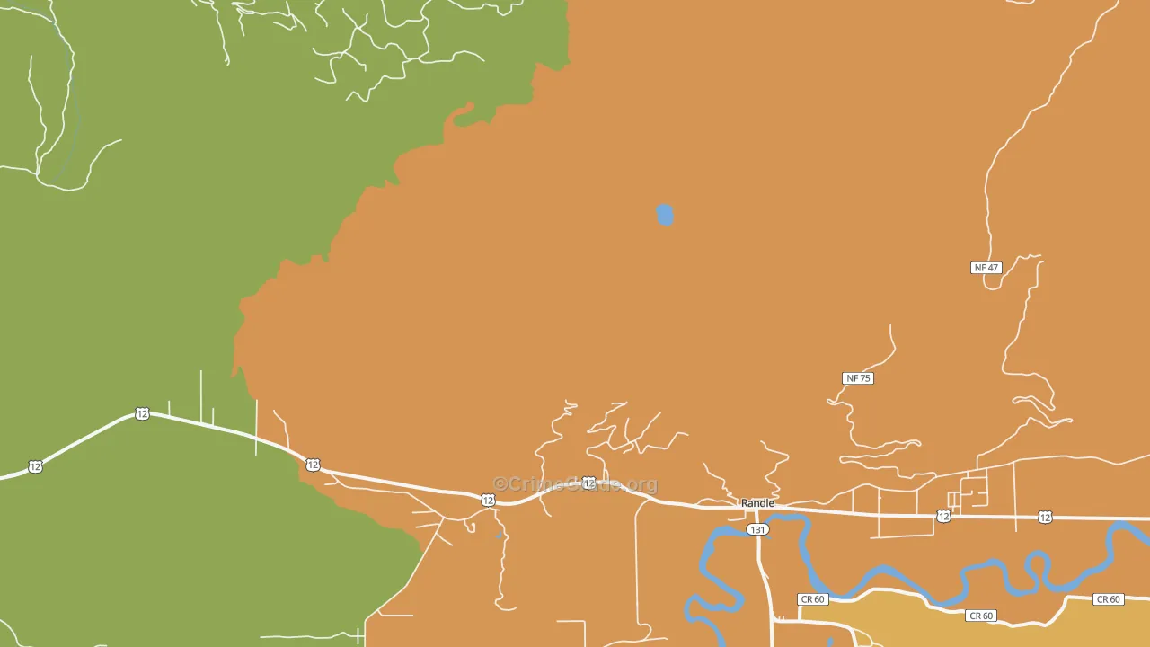 Kosmos, WA Map of Assault Rates