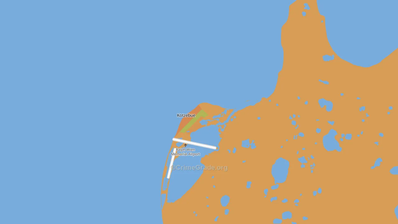 Kotzebue, AK Map of Assault Rates