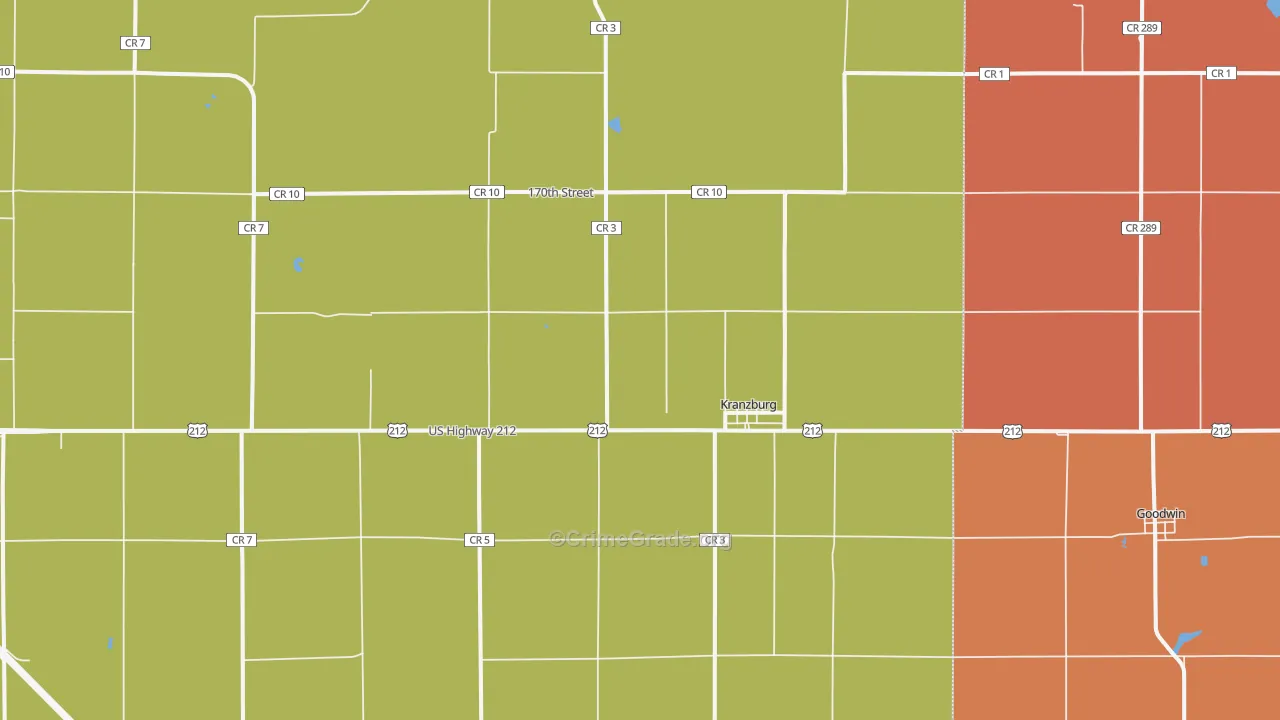 Kranzburg, SD Map of Assault Rates