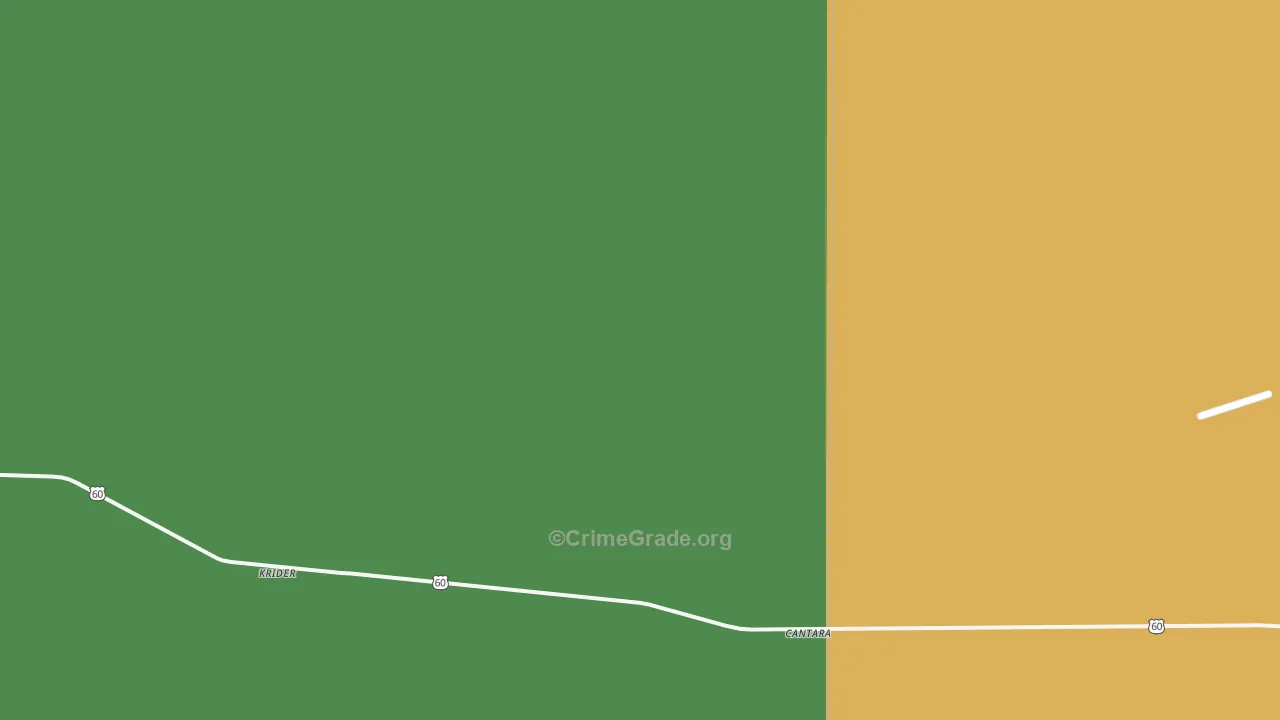 Krider, NM Map of Assault Rates