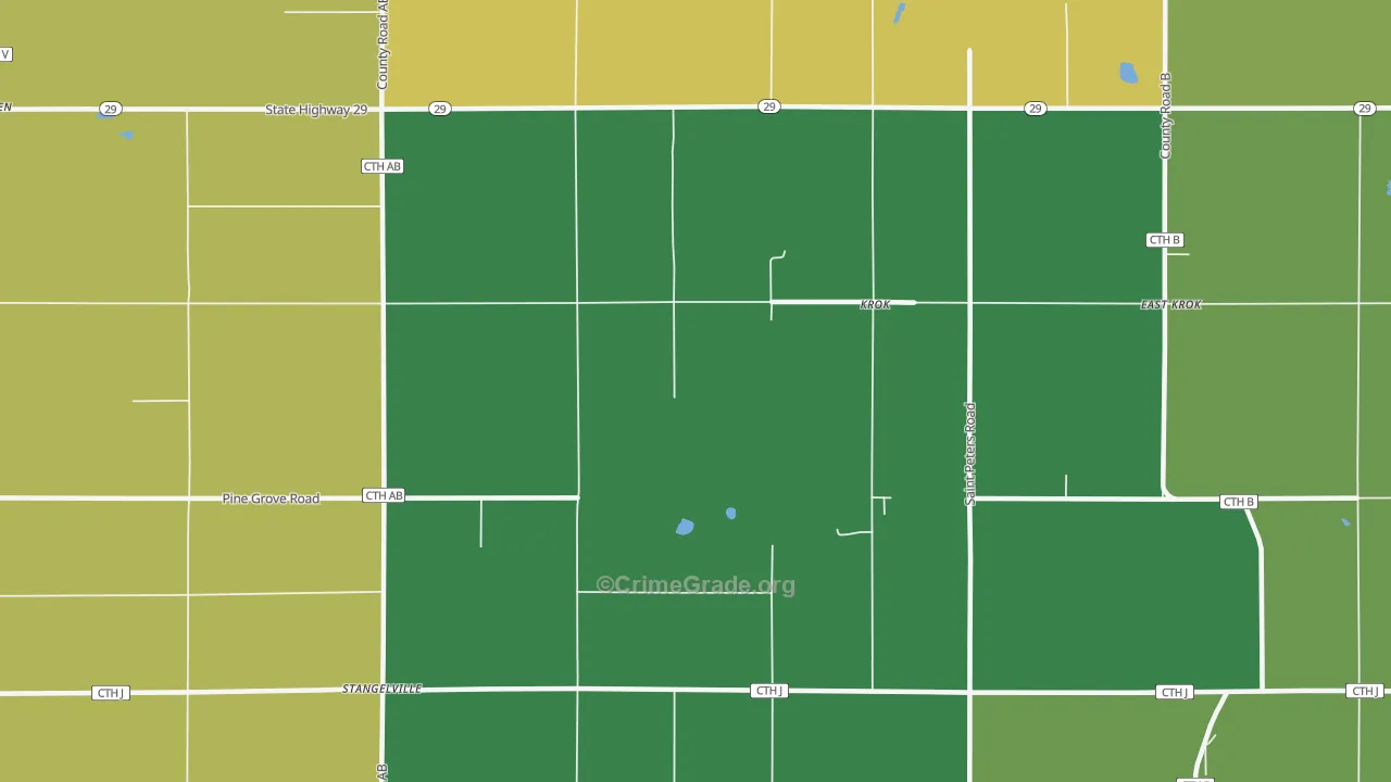 Krok, WI Map of Assault Rates