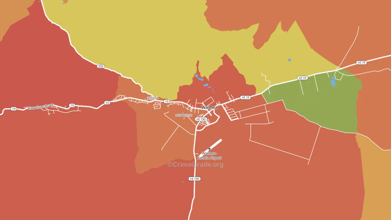 Kuhio Village, HI Map of Assault Rates