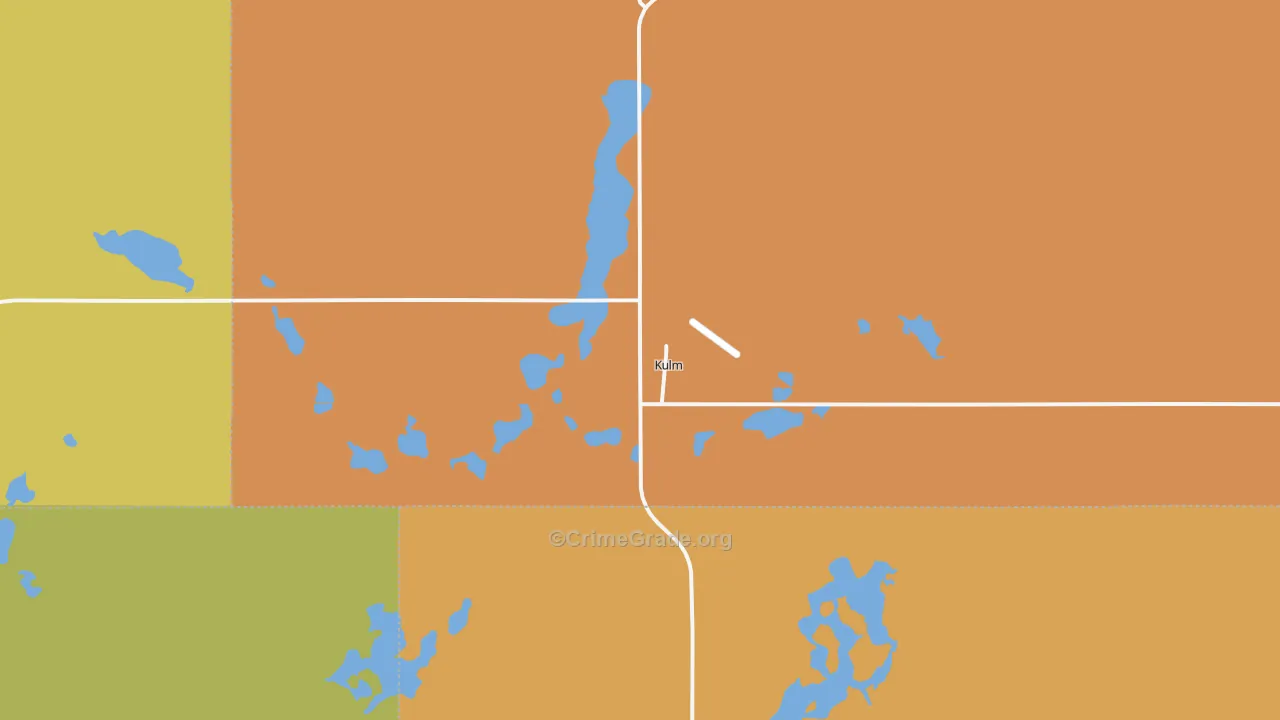 Kulm, ND Map of Assault Rates