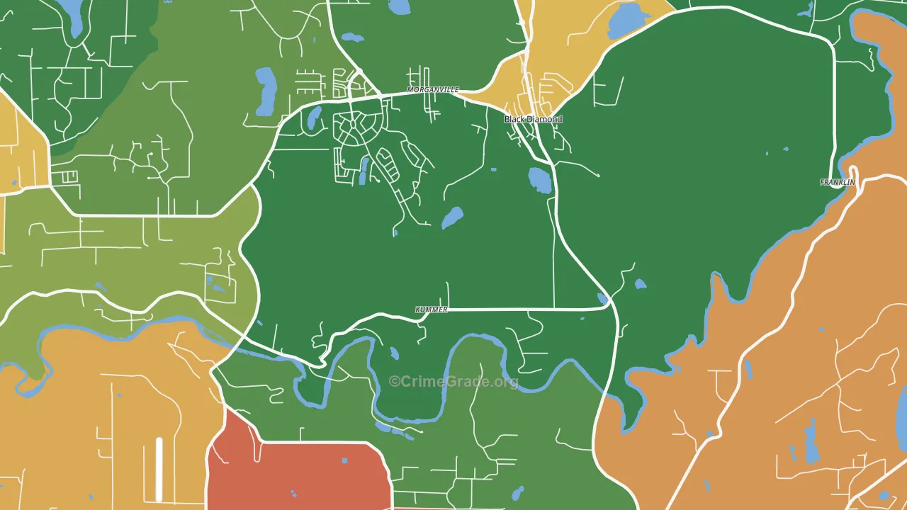 Kummer, WA Map of Assault Rates