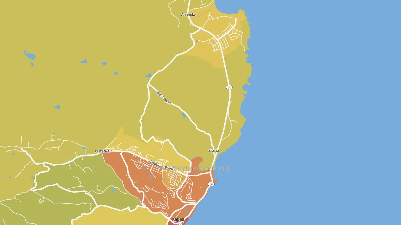Kumukumu, HI Map of Assault Rates