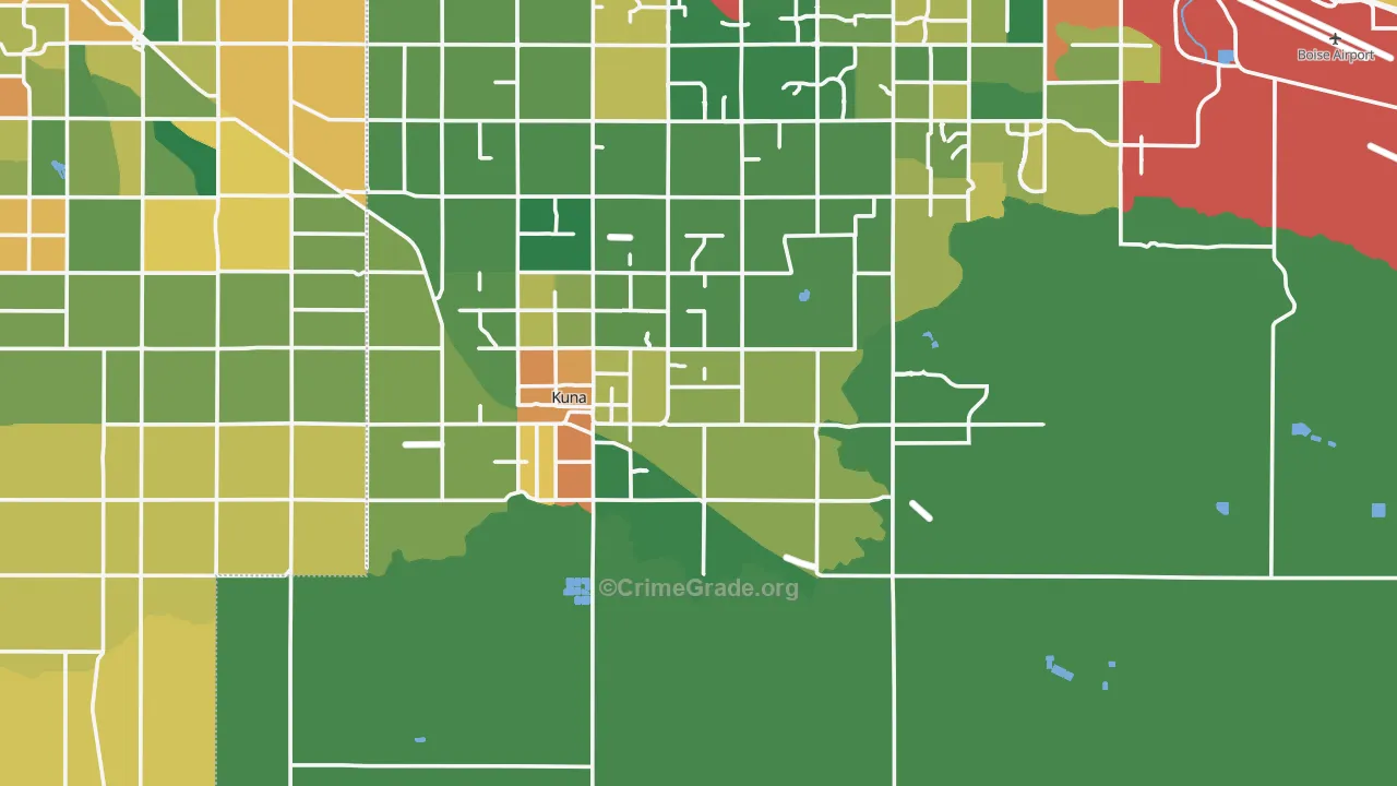 Kuna, ID Map of Assault Rates