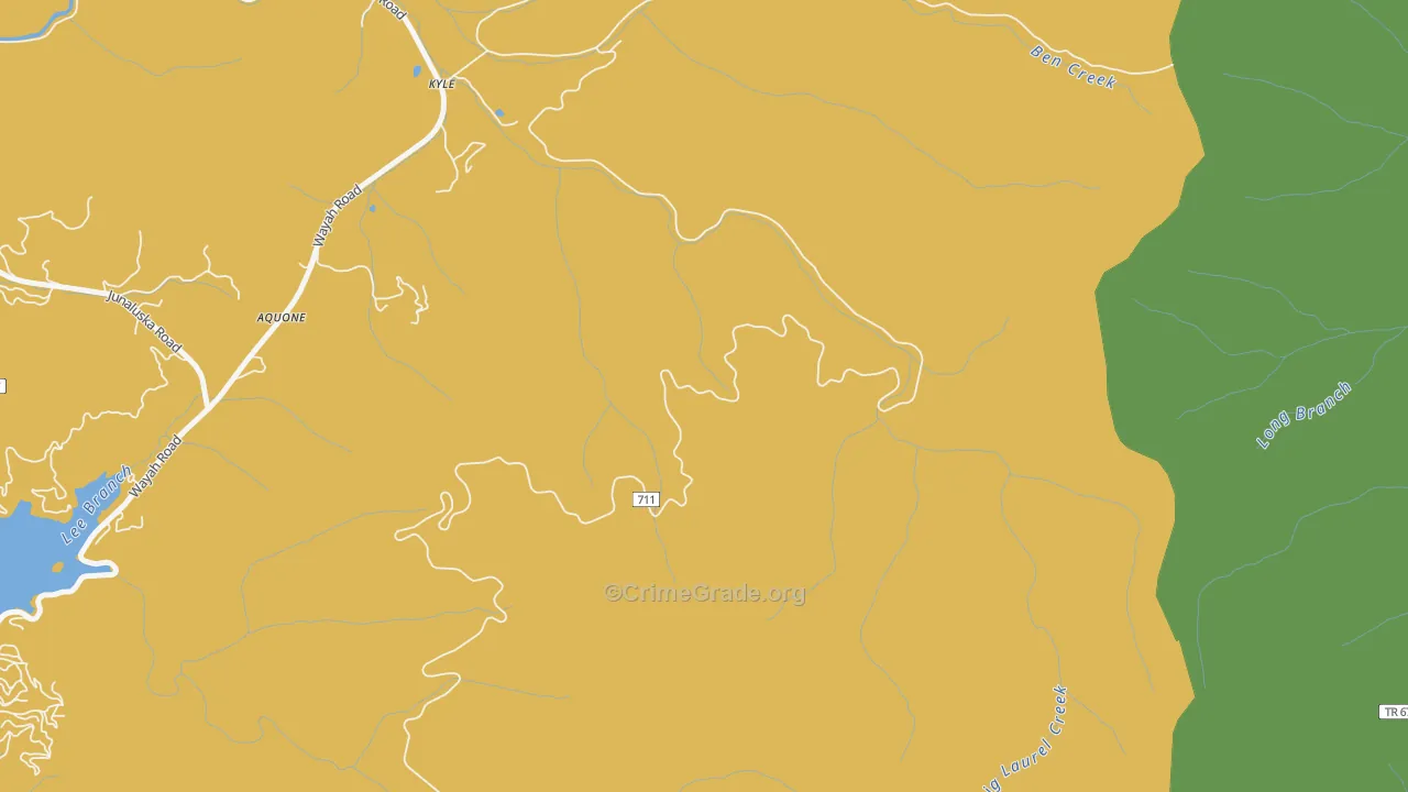 Kyle, NC Map of Assault Rates