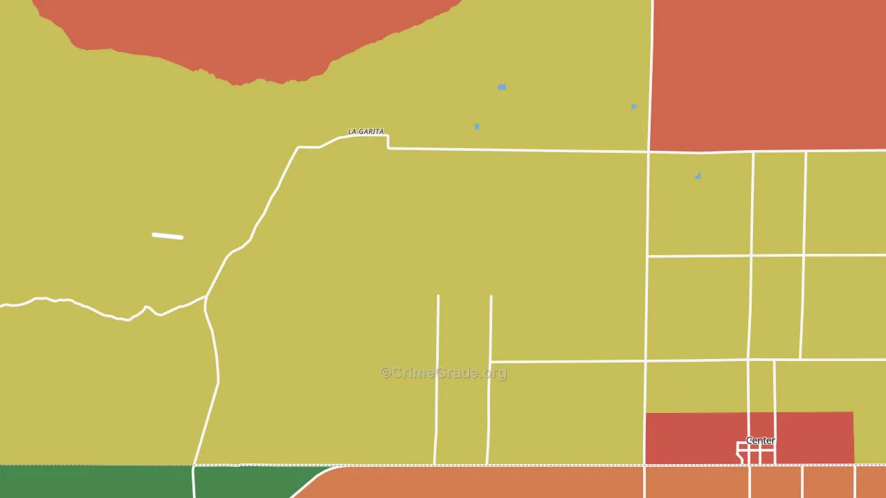 La Garita, CO Map of Assault Rates
