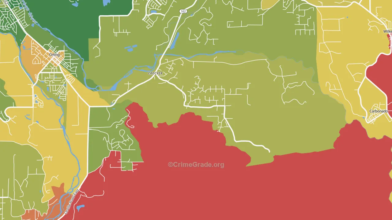 La Grande, WA Map of Assault Rates