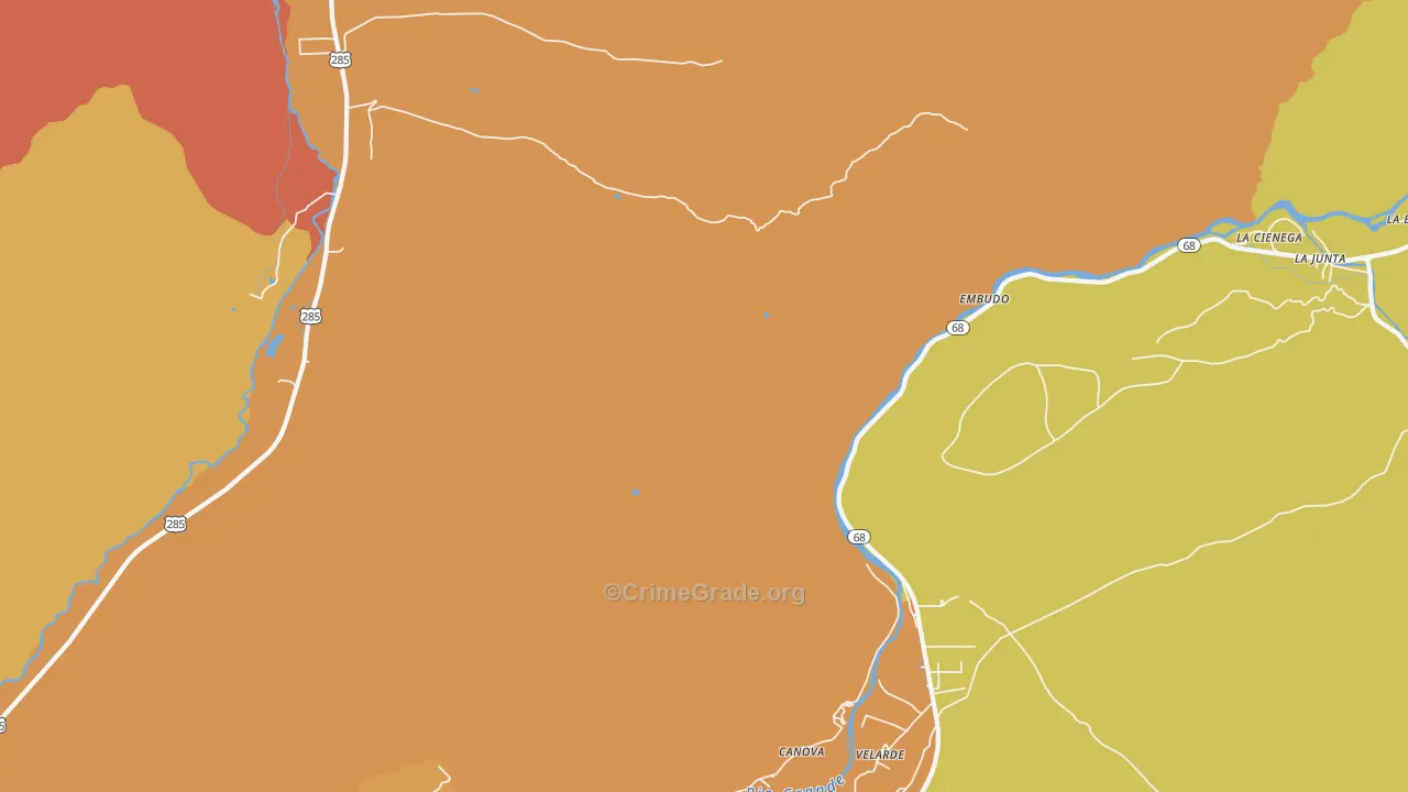 La Junta, NM Map of Assault Rates