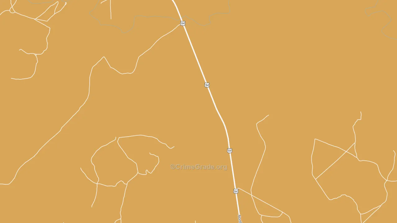 La Loma, NM Map of Assault Rates