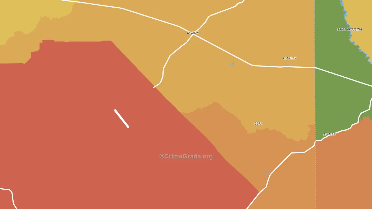 Lacamp, LA Map of Assault Rates