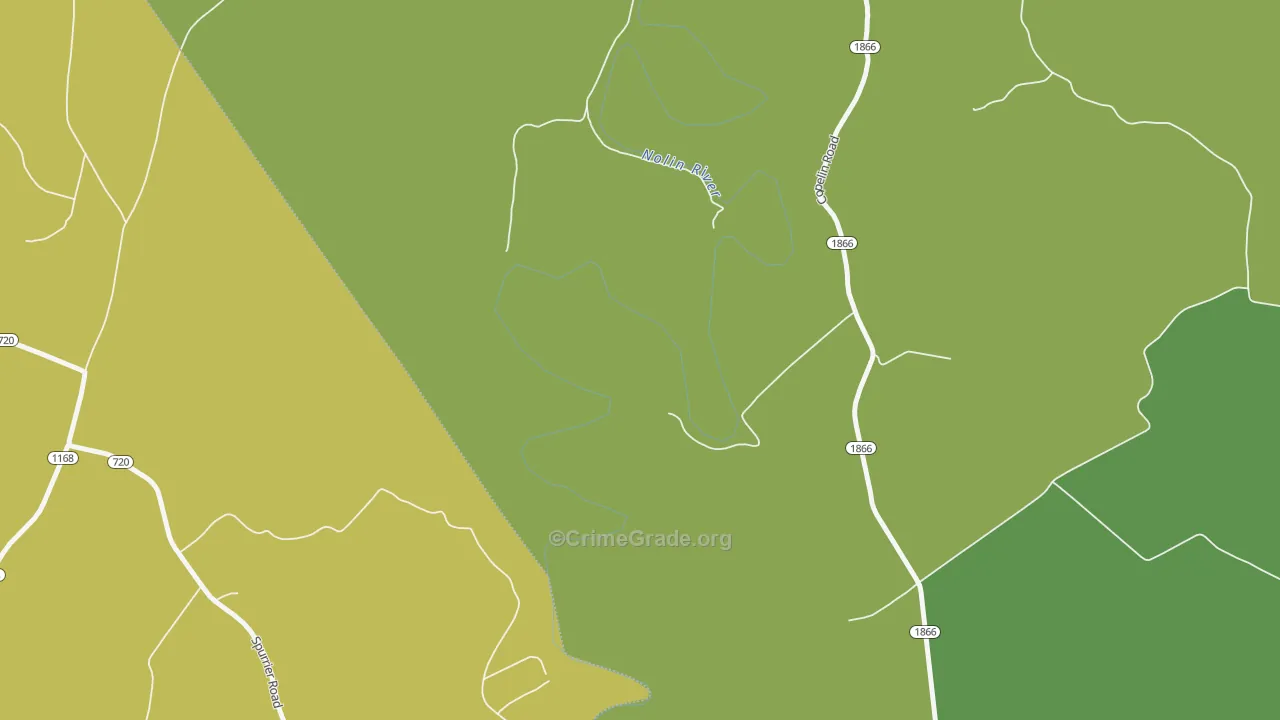 Lacon, KY Map of Assault Rates