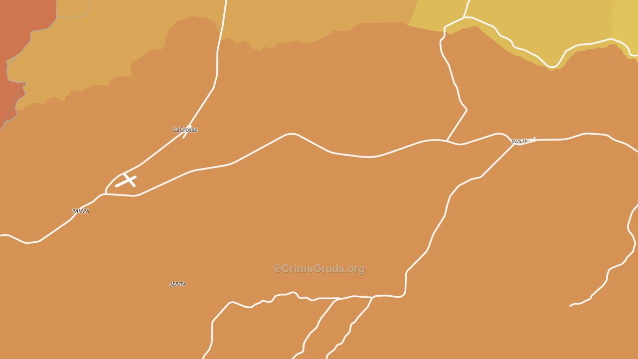 Lacrosse, WA Map of Assault Rates
