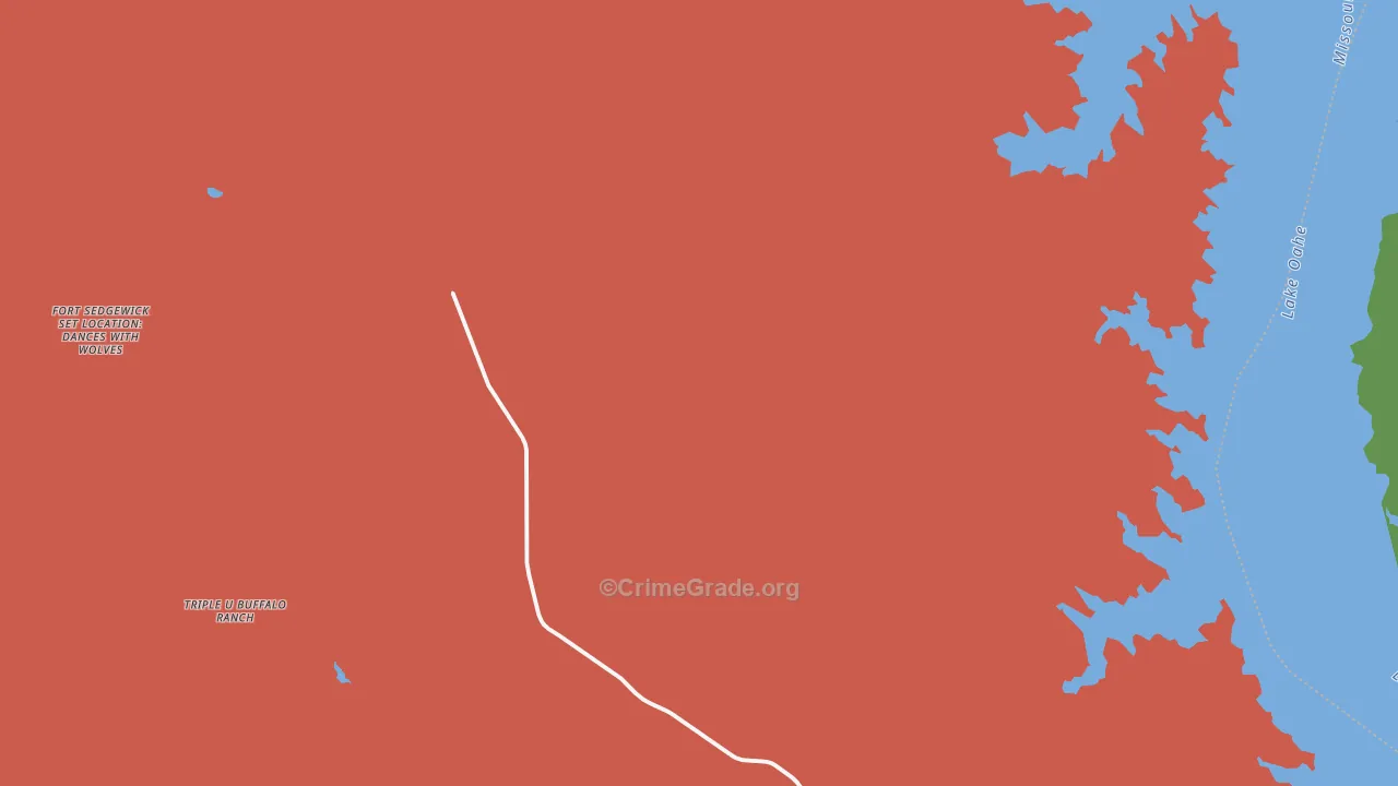 Lacy, SD Map of Assault Rates