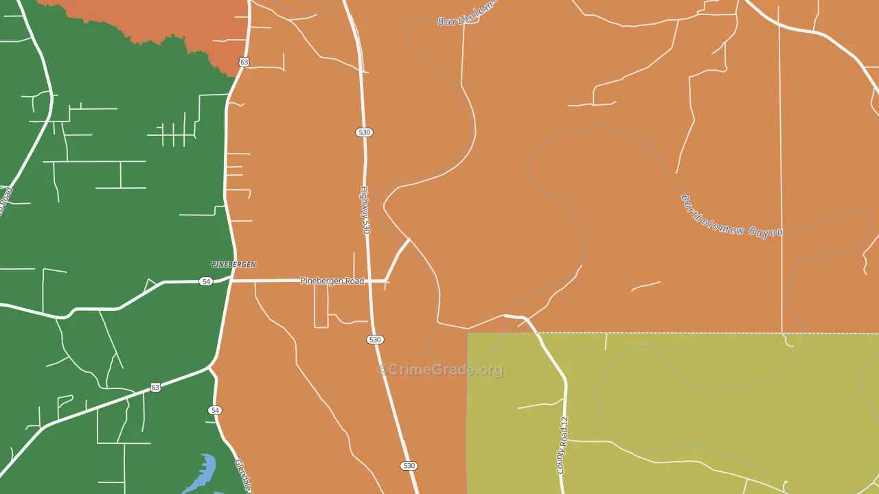 Ladd, AR Map of Assault Rates