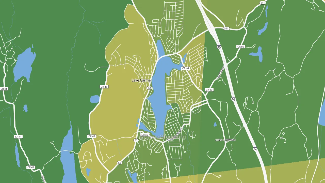 Lake Carmel, NY Map of Assault Rates