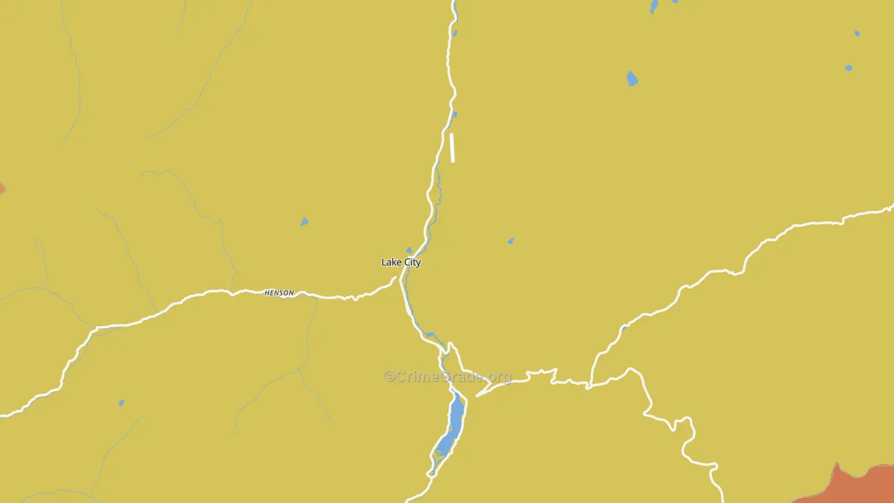 Lake City, CO Map of Assault Rates