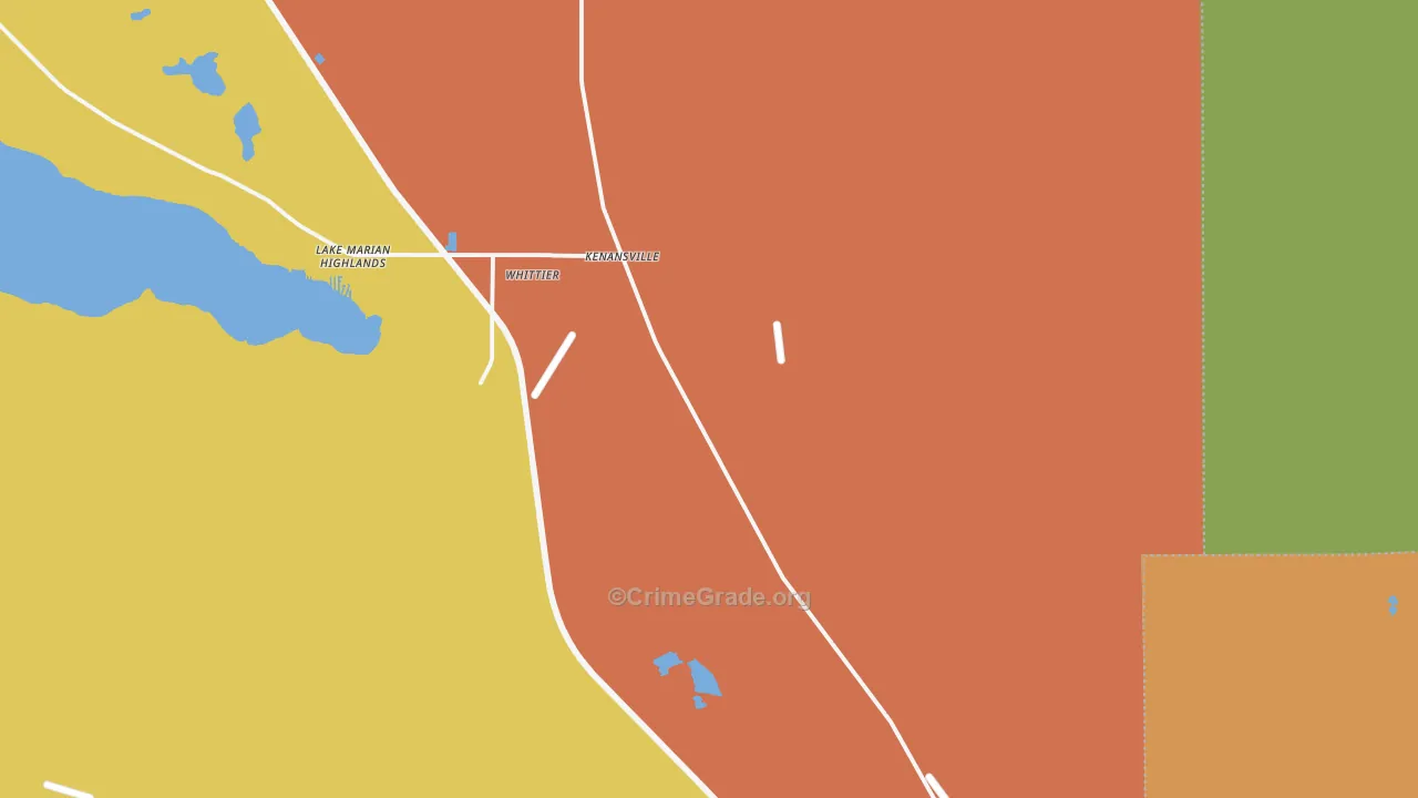 Lake Marian Highlands, FL Map of Assault Rates