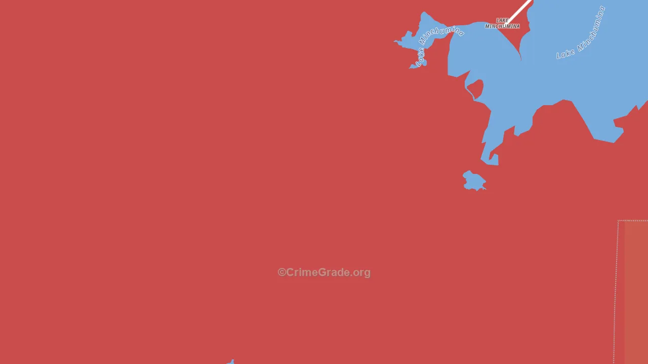 Lake Minchumina, AK Map of Assault Rates
