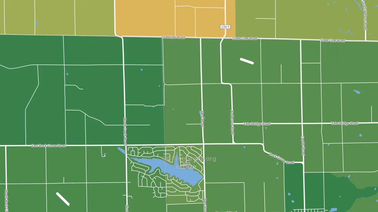 Lake Summerset, IL Map of Assault Rates