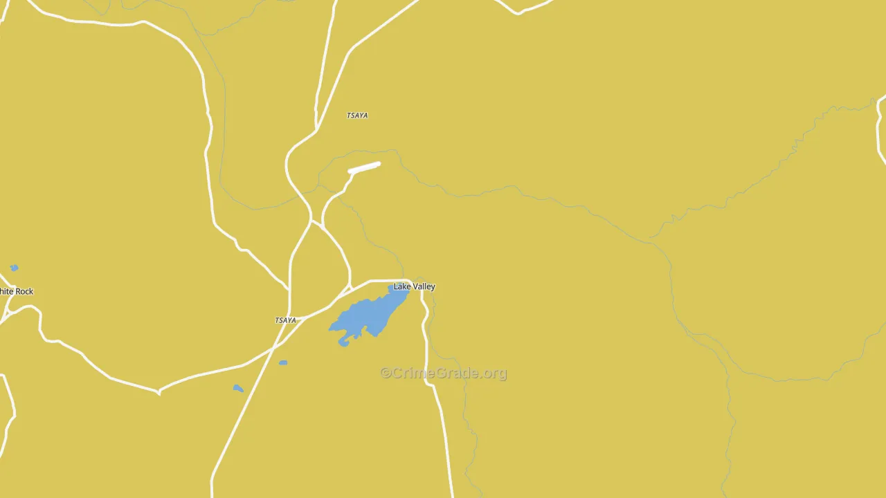 Lake Valley, NM Map of Assault Rates