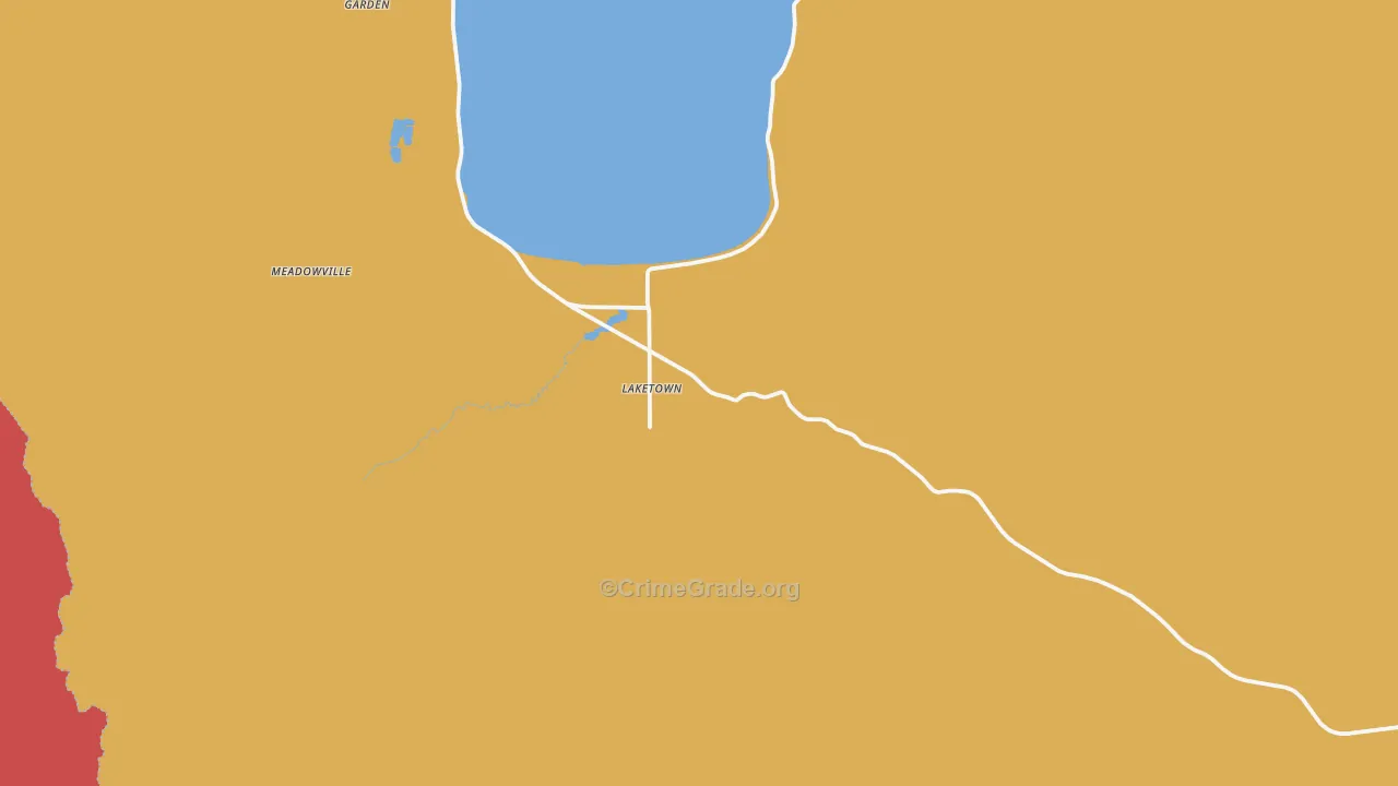 Laketown, UT Map of Assault Rates