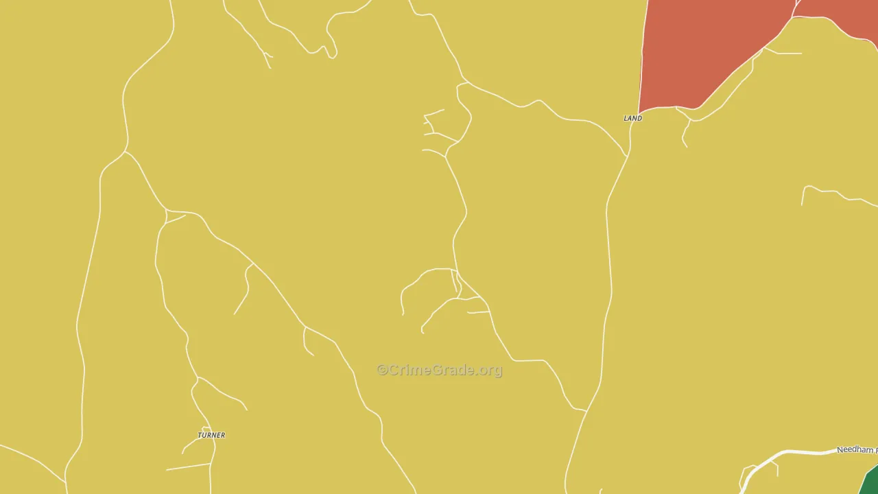 Land, AL Map of Assault Rates