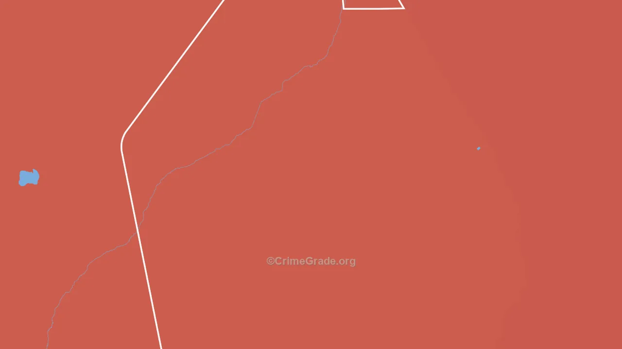 Lander County, NV Map of Assault Rates