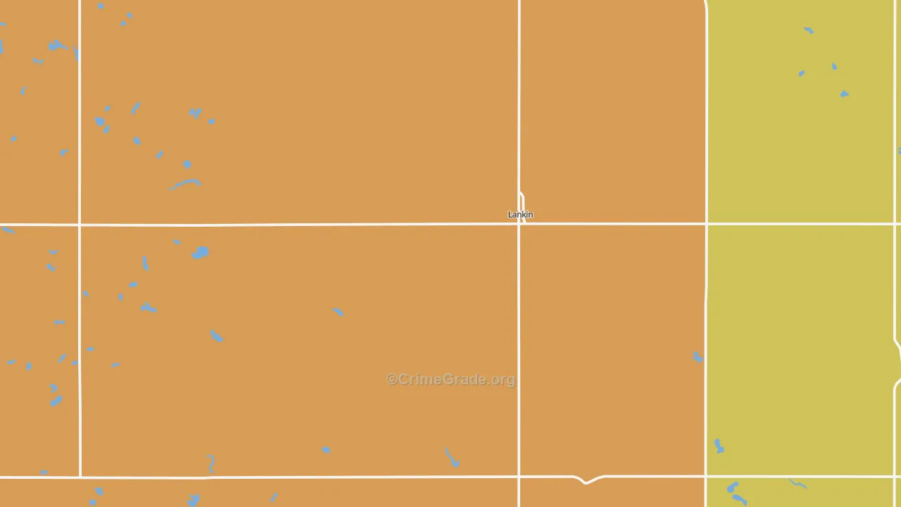 Lankin, ND Map of Assault Rates