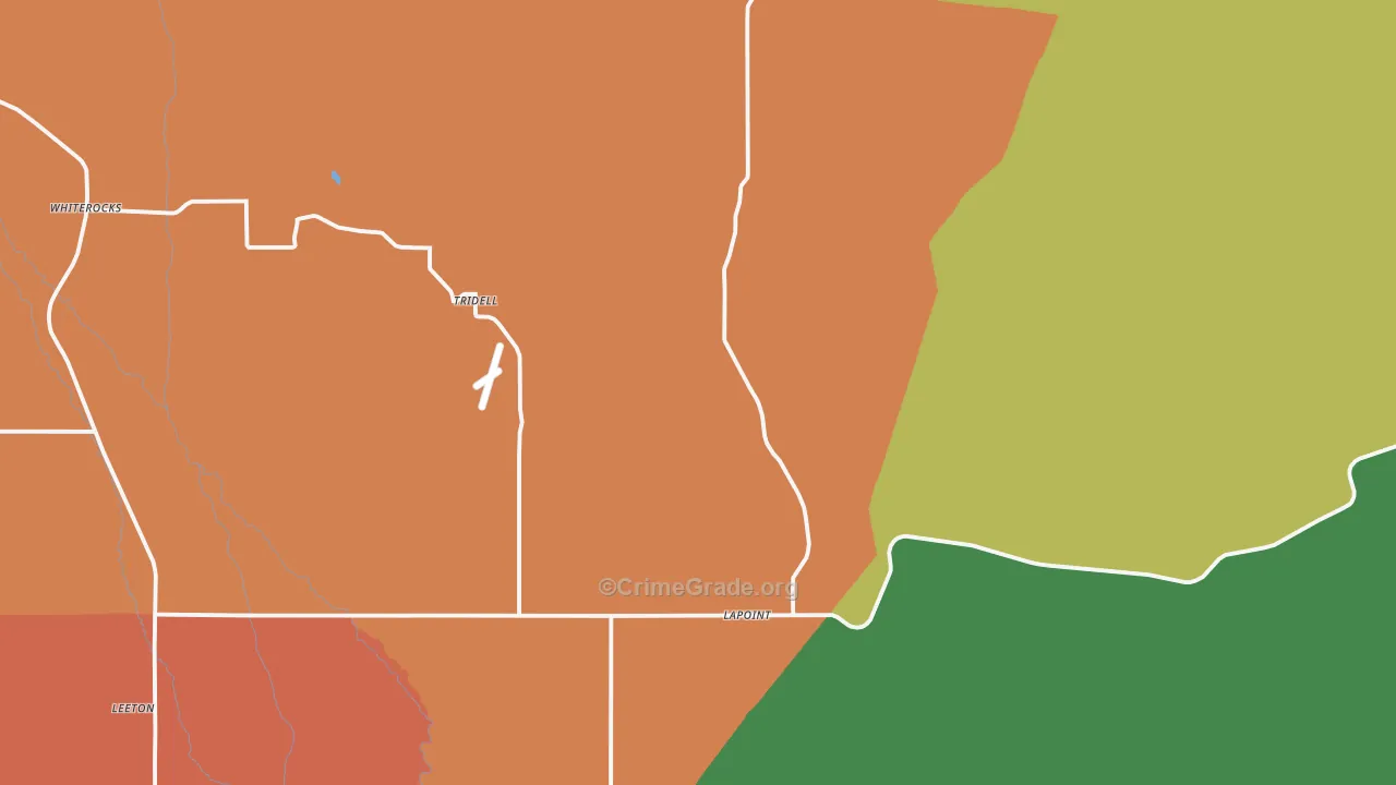 Lapoint, UT Map of Assault Rates