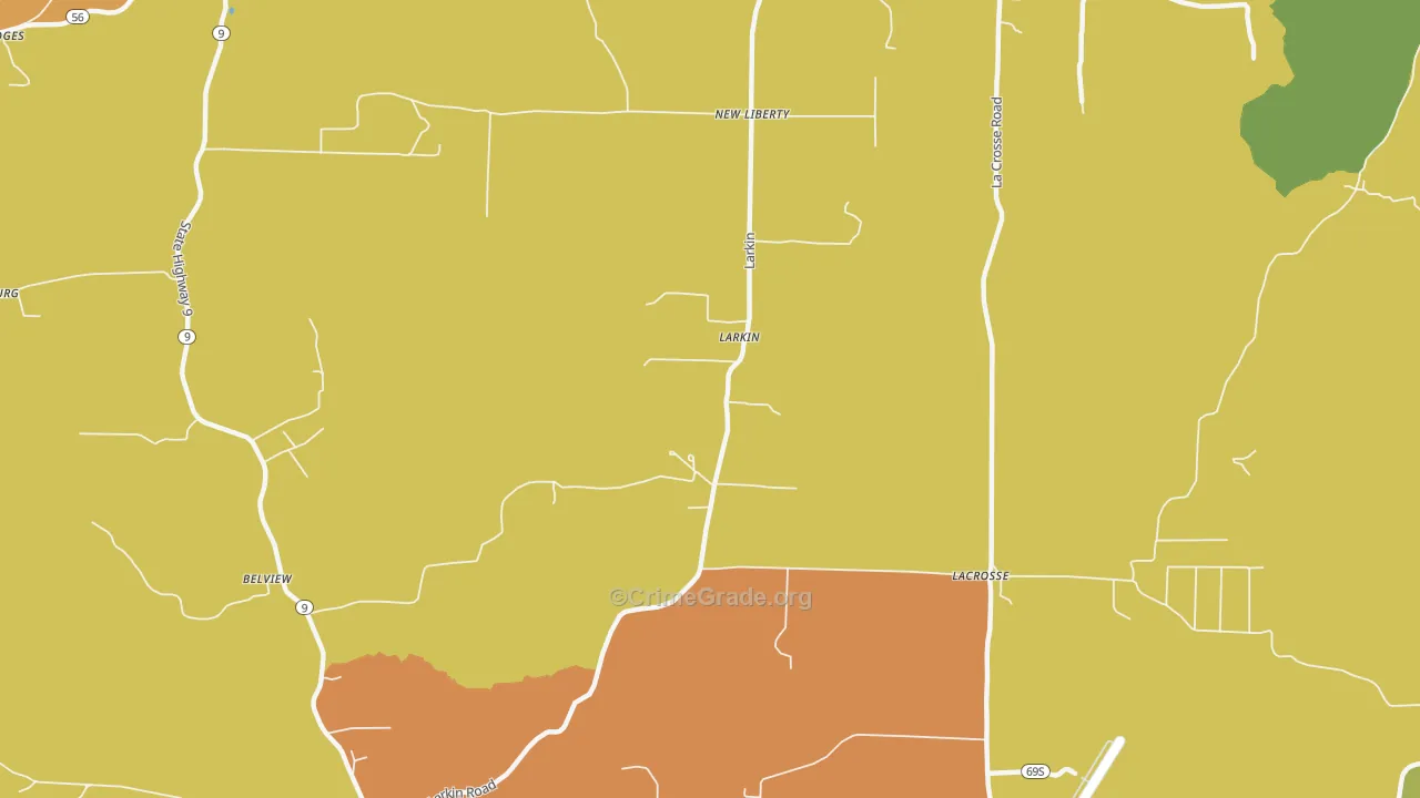 Larkin, AR Map of Assault Rates