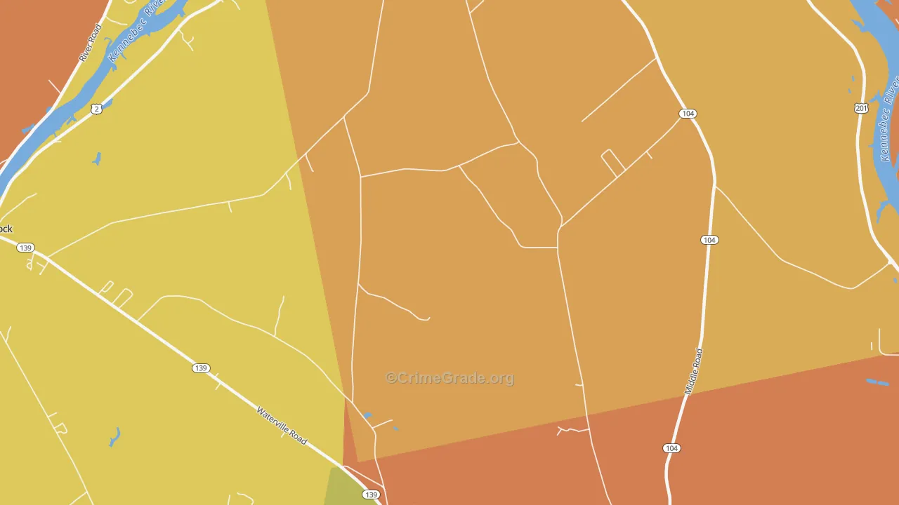 Larone, ME Map of Assault Rates