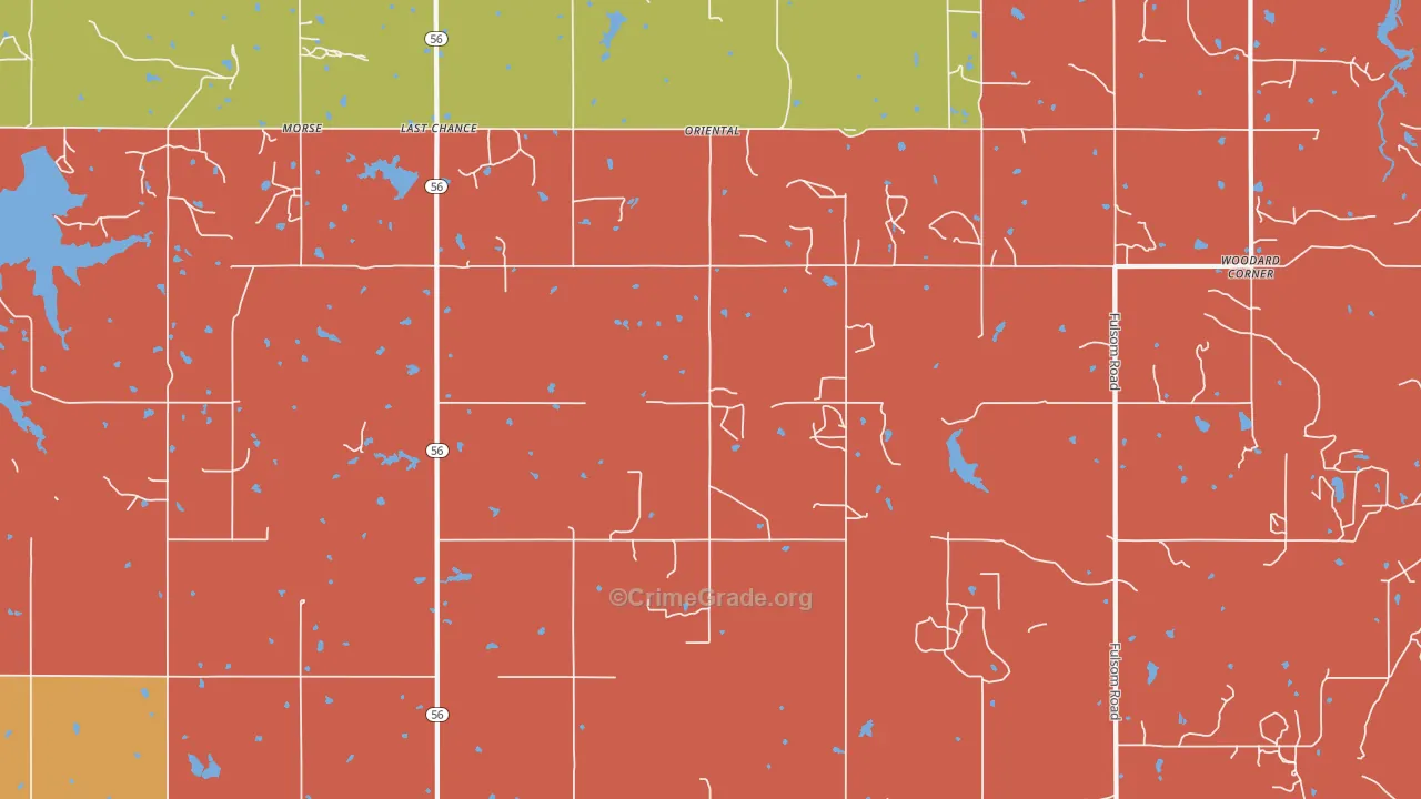 Last Chance, OK Map of Assault Rates