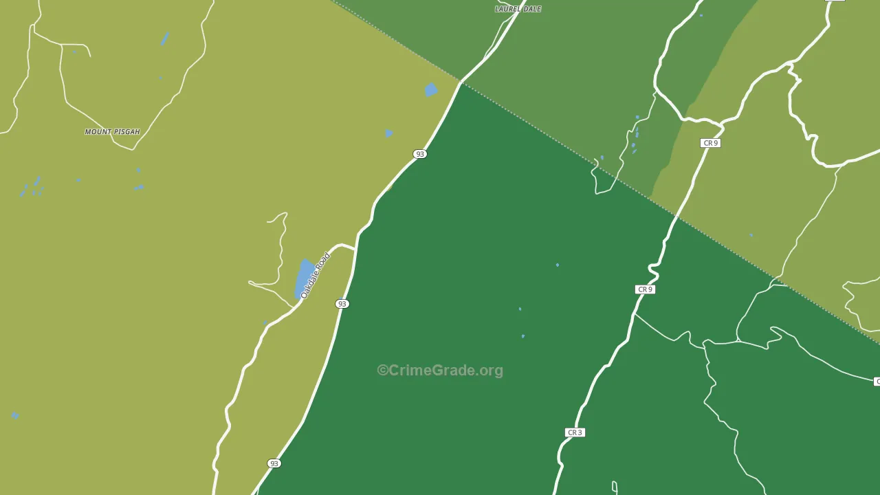 Laurel Dale, WV Map of Assault Rates