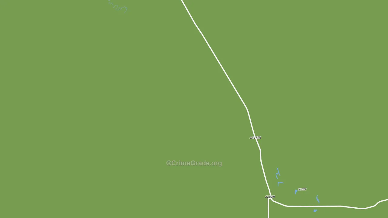 Laurin, MT Map of Assault Rates