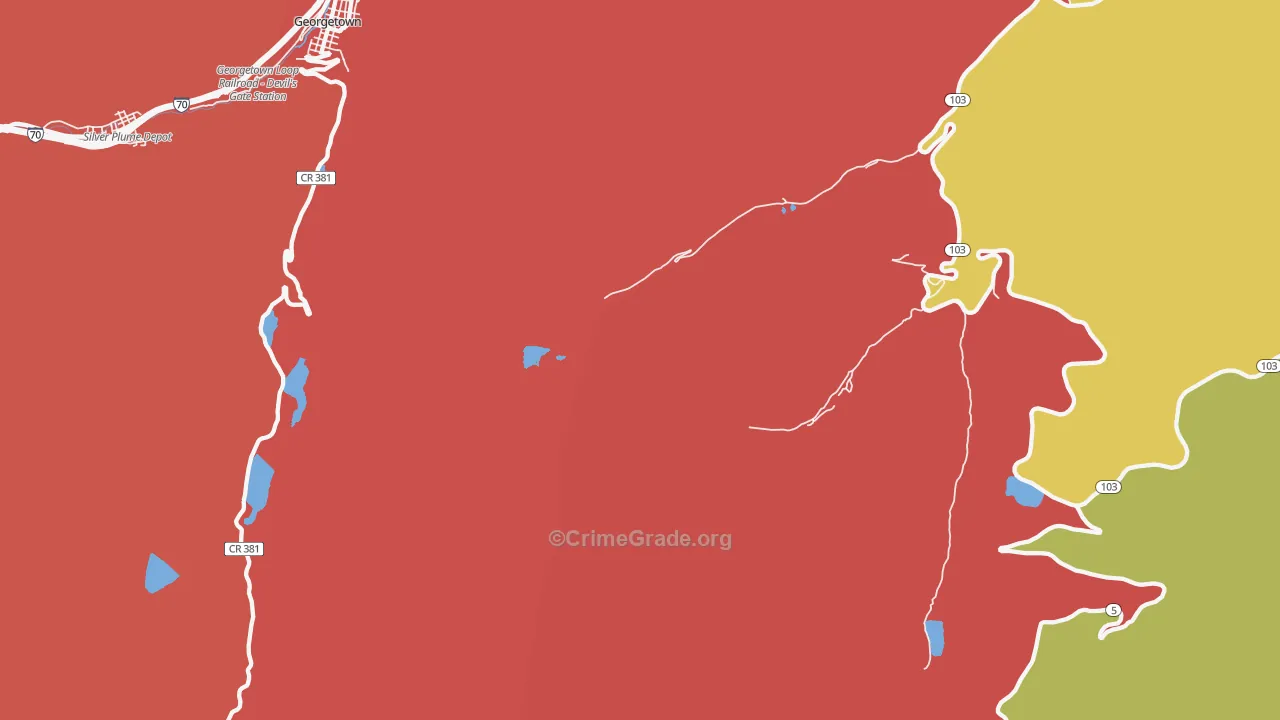 Lawson, CO Map of Assault Rates