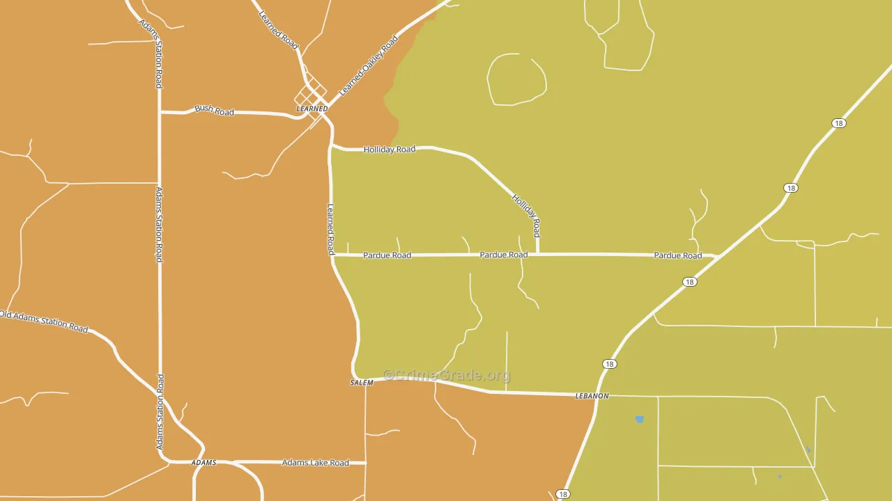 Learned, MS Map of Assault Rates