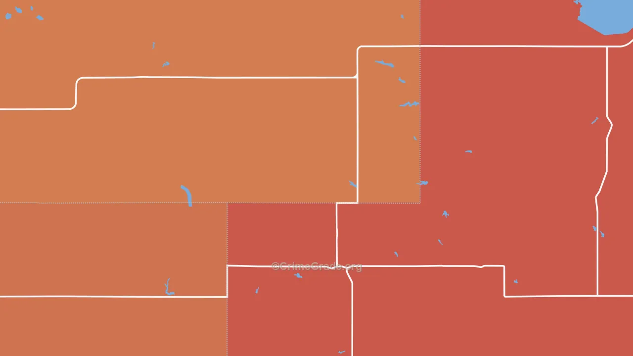 Ledger, MT Map of Assault Rates