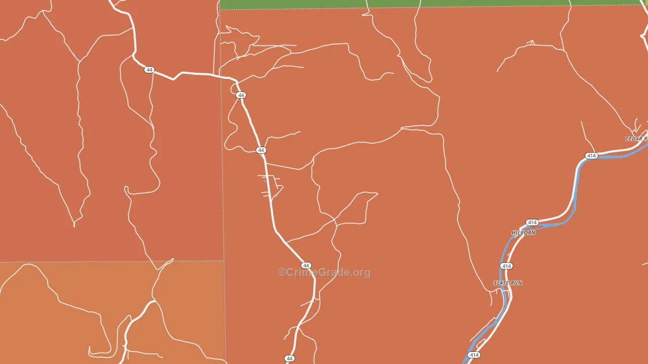 Leetonia, PA Map of Assault Rates