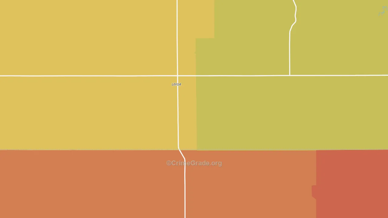 Lefor, ND Map of Assault Rates