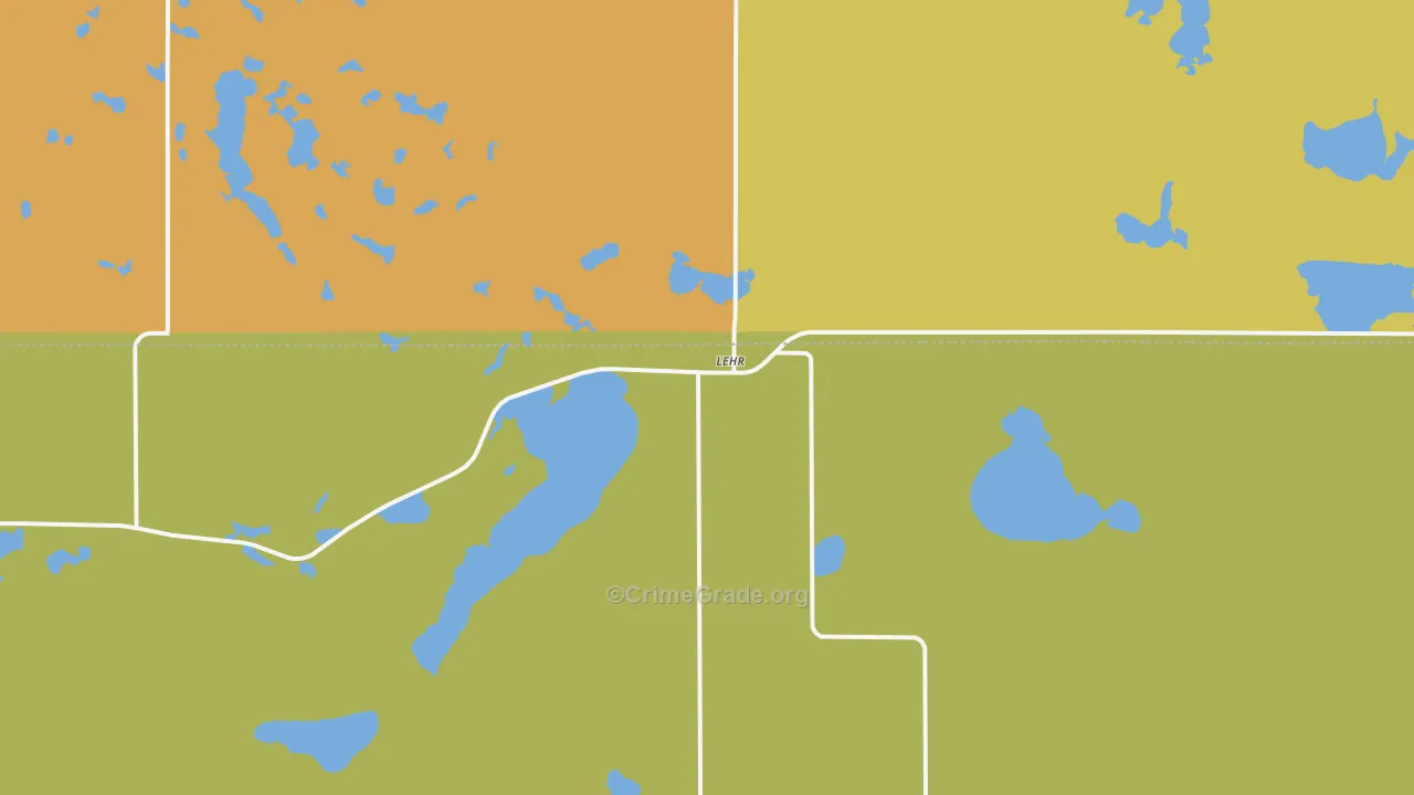 Lehr, ND Map of Assault Rates