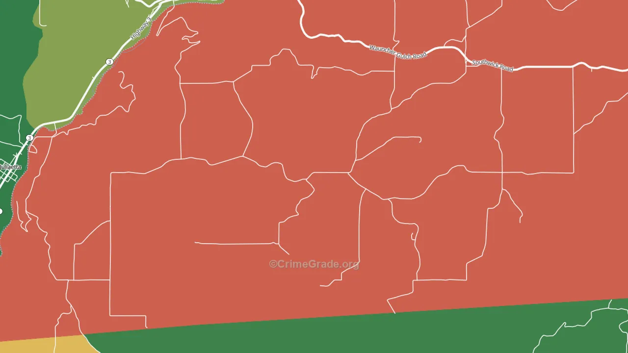Leland, ID Map of Assault Rates