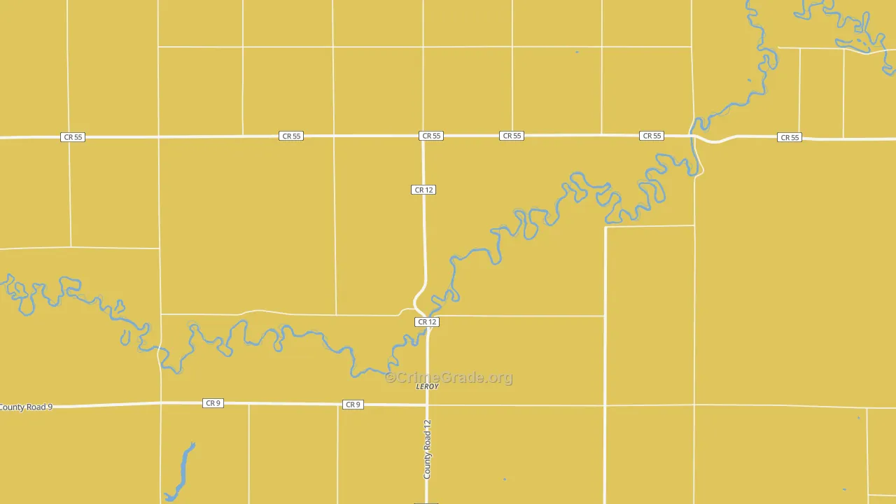 Leroy, ND Map of Assault Rates