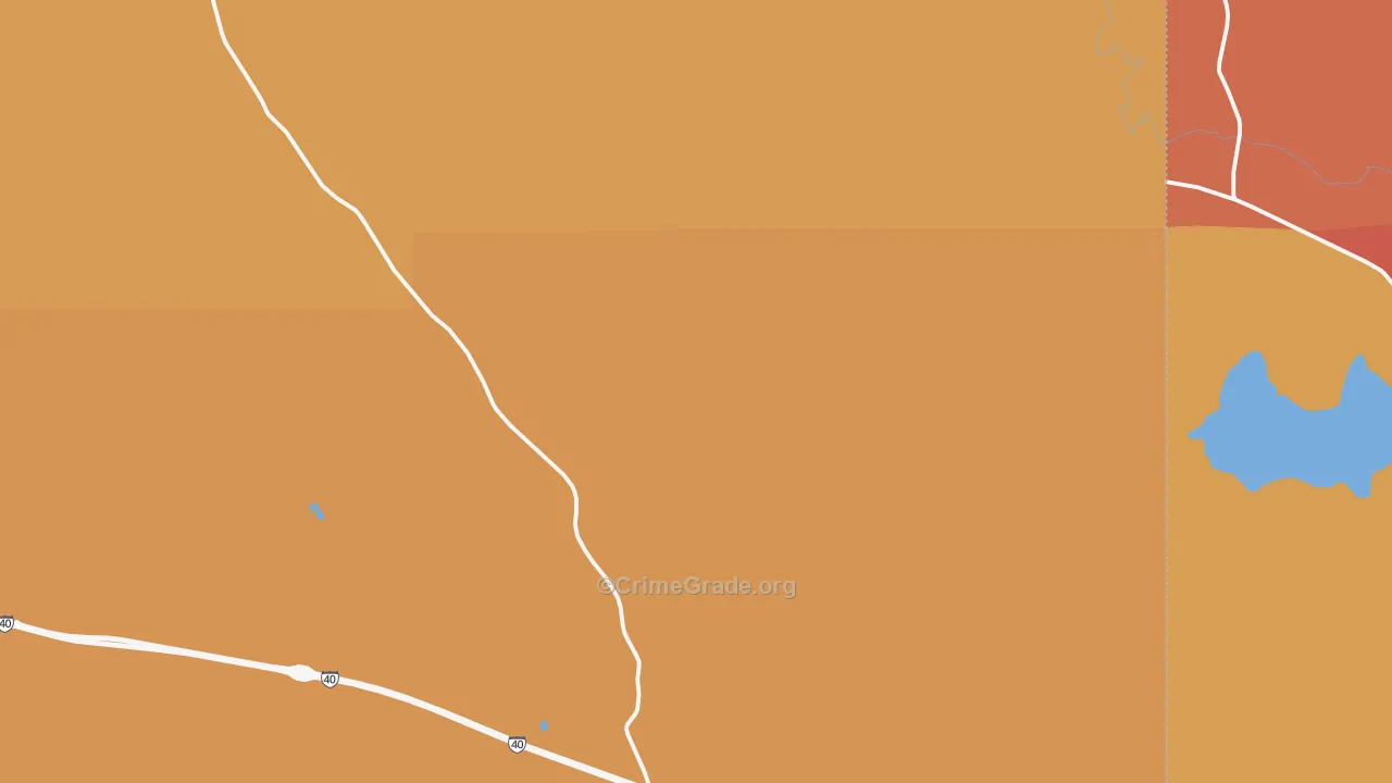 Leupp Corner, AZ Map of Assault Rates