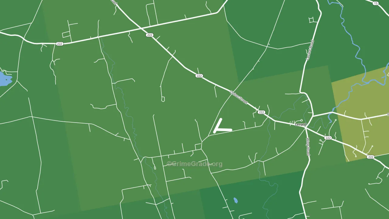 Levant, ME Map of Assault Rates