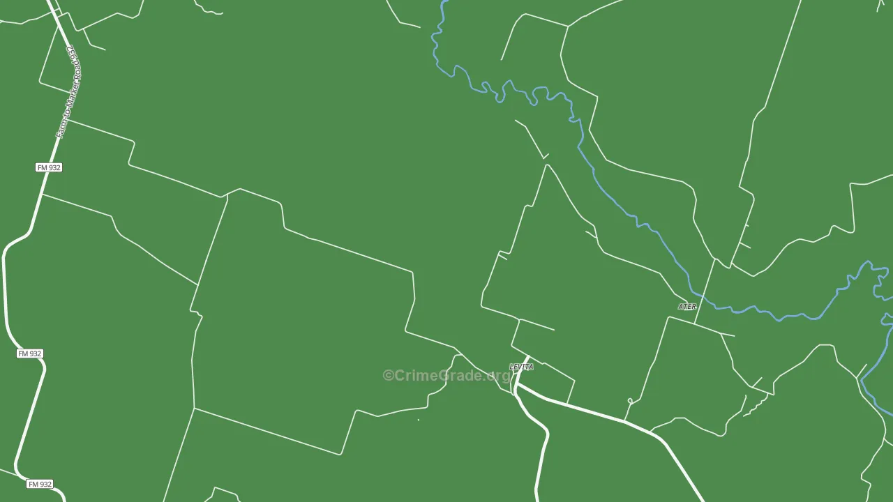 Levita, TX Map of Assault Rates